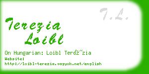 terezia loibl business card